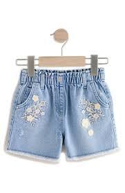 MOMO New Design 2024 Hot <b>Shorts</b> Breathable Cute Cartoon Print Oxford Fabric <b>Toddler</b> Girls <b>Shorts</b> 100% Cotton Elastic Waist Lace - Product Image 4