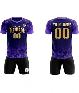 Ropa deportiva, camiseta de fútbol para hombre, pantalones cortos y camiseta, jugadores de entrenamiento, kit de uniforme de atletas, camiseta de fútbol de marca - Product Image 1