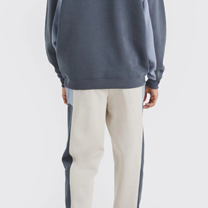 ชุดวอร์มผู้ชายผ้าฝ้าย 100% น้ำหนักเบา ระบายอากาศดี มีฮู้ด สไตล์โอเวอร์ไซส์ สีพื้น ขายดีสำหรับฤดูหนาว  รับสกรีนโลโก้ตามแบบ - Product Image 6