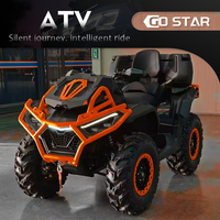 Quad pour enfants, moteur Qianjiang 110cc, véhicule tout-terrain, démarrage électrique, transmission automatique CVT, 4 roues motrices