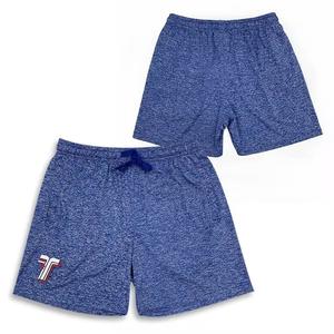 Shorts décontractés pour hommes 100 % coton, style urbain, taille élastique, séchage rapide, couleur unie, à succès - Product Image 1