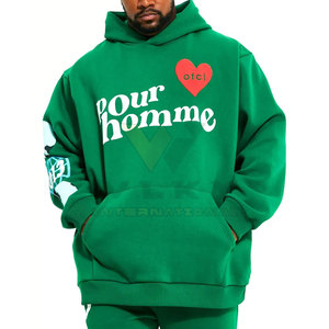 100% algodón mezclado de alta calidad Puff impreso sudaderas con capucha para los hombres disponibles en todos los colores y tamaños - Product Image 1