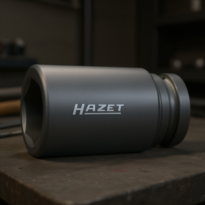 Hazet 6-Point Square <b>Impact</b> <b>Socket</b> 1'' Long - Product Image 3
