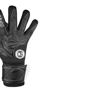 Gants de gardien de but professionnels noirs pour l'extérieur avec coupe négative, paume en latex haute adhérence, respirants et réglables - Product Image 3