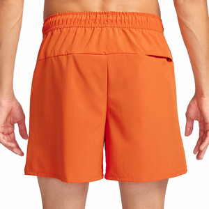 Shorts de bain orange pour hommes, vêtements de plage légers à séchage rapide avec taille élastique et cordon de serrage, vêtements d'été confortables - Product Image 3