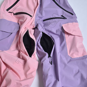 Nouvelle mode fabrication de vêtements de ski pour hommes et femmes coupe-vent baggy et pantalon de neige imperméable style hip hop fermeture à glissière coupe ample - Product Image 4