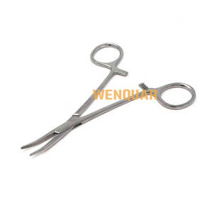 Pinzas Hemostáticas de Acero Inoxidable de Alta Calidad, Reutilizables, Herramienta Quirúrgica Manual - Product Image 1