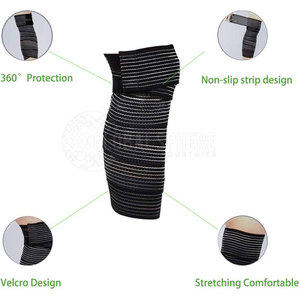 ที่รัดเข่าสำหรับเล่นฟิตเนสยิมอุปกรณ์ยกน้ำหนักทำจากนีโอพรีน - Product Image 2