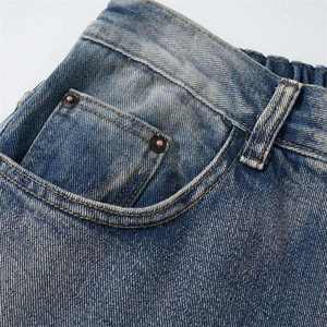 MOQ bajo, salida de fábrica, pantalones vaqueros desgastados con bordado, pantalones vaqueros hechos en algodón, precio al por mayor, pantalones vaqueros hechos en Pakistán - Product Image 4