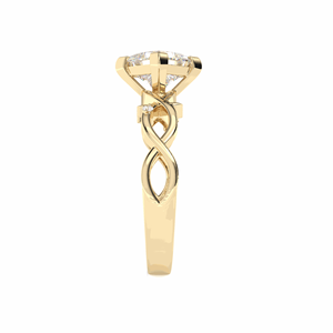 Bague de fiançailles en diamant princesse 1.50 CT pour femme - Product Image 3