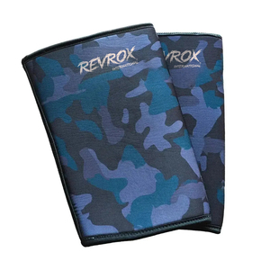 Rodilleras de compresión con diseño de camuflaje para levantamiento de pesas, soporte para rodilla, almohadilla de compresión para entrenamiento con barra, protección de rodilla personalizada para ejercicio. - Product Image 1