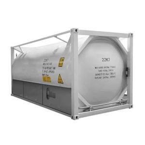 Contenedor de tanque ISO de 40 pies para líquidos industriales Marcos superiores e inferiores reforzados - Product Image 1