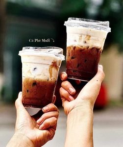 Vasos Desechables de Plástico PP de 24oz de Súper Calidad con Tapas Planas y Abovedadas para Bebidas Calientes y Frías, Café, Té, Jugo, Gran Venta 2026 - Product Image 3