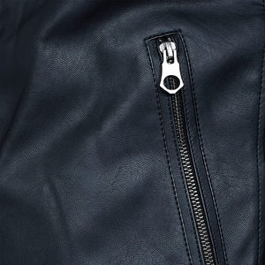 Veste en cuir pour homme de qualité supérieure, en PU véritable, sur mesure, style motard, bomber, décontractée, mode, vêtement d'extérieur pour tous les jours - Product Image 4