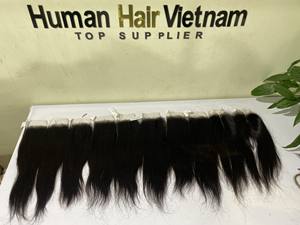 Fermeture en dentelle de cheveux bruts Remy, fermeture en dentelle HD 5x5, cheveux vierges à cuticules alignées 4x4, vente en gros - Product Image 2