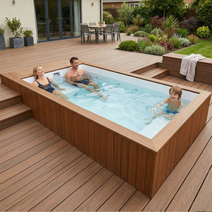 Fiberglass Above Ground Container Swimming <b>Pool</b> For Resort Hotel Garden With Complete Equipment <b>Pool</b> - Product Image 4