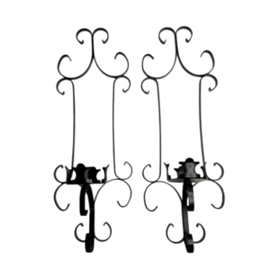 Bougeoir design de luxe pour la maison, fabriqué à la main, bougeoir mural en métal noir et fer de qualité supérieure à un prix abordable - Product Image 6
