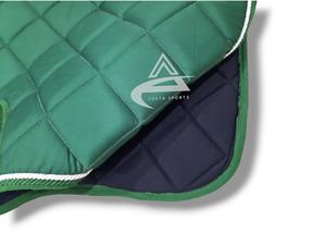 Tapis de selle de cheval en coton confortable écologique Remplissage en mousse anti-rétrécissement pour tapis de selle de cheval équestre - Product Image 5