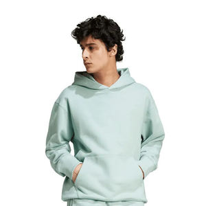 <b>Men</b> Casual Summer Hoodie <b>Shorts</b> Set Lightweight Streetwear Gym Co Ord Set Custom OEM Private Label Factory Supplier - Product Image 2