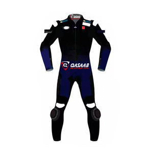 Combinaison de course en cuir hautement respirante personnalisée pour adultes, équipement de moto à séchage rapide, y compris veste imperméable et pantalon d'extérieur - Product Image 1