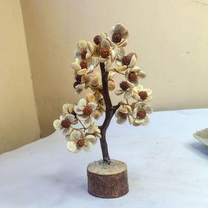Gomti Chakra et Rudraksha Arbre avec 150 perles Arbre à énergie spirituelle pour la prospérité et la protection Arbre à pierres précieuses de guérison - Product Image 1
