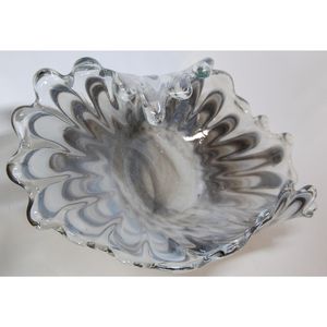 Tammaro Home verre d'excellente qualité italienne centre de table décoration de la maison cadeau spécial décoration de table en blanc taupe - Product Image 2