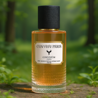 Convivium Paris France 50ml Parfum Liquide Floral Unisexe - Parfum de Luxe Longue Durée avec Extrait Crème Brûlée