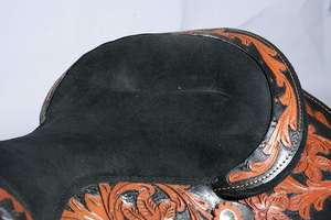 Sillín de carreras de barril de alta calidad, sillín de caballo occidental hecho a mano de cuero genuino Premium, sillín de Rodeo ligero para jinetes - Product Image 6