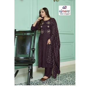 Trajes Shalwar Kameez Indios y Pakistaníes para Mujer, Kurti Elegante para Uso Diario y Fiestas, Cómodo, Tradicional, de Secado Rápido y Elástico - Product Image 1