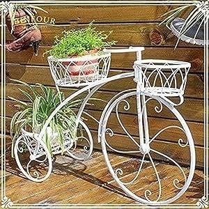 Jardinière décorative en métal en forme de vélo, couleur noire, idéale comme centre de table, élégant pot de fleurs pour la décoration de la maison et du jardin. - Product Image 6