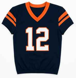 Camiseta de Fútbol Americano para Hombre Adulto, 100% Poliéster, Impresión Personalizable, Bordado, Secado Rápido, Mangas Cortas, Logotipo Frontal - Product Image 4