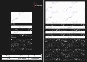 Carreaux muraux en céramique 300x600mm pour salle de bain et cuisine, finition brillante ou mate, surface sculptée effet sucre, design mural intérieur luxueux - Product Image 3