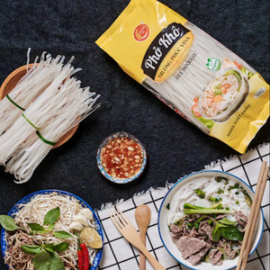 Dried Food Top Wholesale High Grade <b>Instant</b> Dried Rice Noodles Bag 400g 85% Rice 15% Clean Water From Vietnam Factory OEM/ODM - Product Image 1
