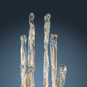 Lampe de sol en verre Sothis Excalibur Design Fantasia et Poli des années 1970, décoration élégante pour la maison - Product Image 2