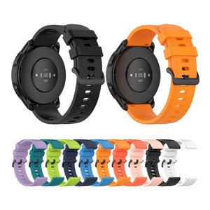 Correa de Repuesto Somiis para <span class=keywords><strong>MI</strong></span> Watch <span class=keywords><strong>S1</strong></span> Active, Banda de Color Naranja y Blanca, Accesorios para Reloj Inteligente - Product Image 1