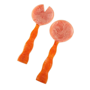 Juego de 2 cucharas decorativas indias hechas a mano, diseño único y cucharas comerciales para servir hoteles, nueva forma - Product Image 1