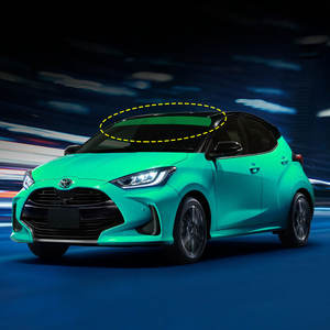 Parasole Trasparente Verde per Parabrezza Anteriore, Installazione Magnetica Pieghevole, Protezione in Poliestere per Sport e Accord - Product Image 3