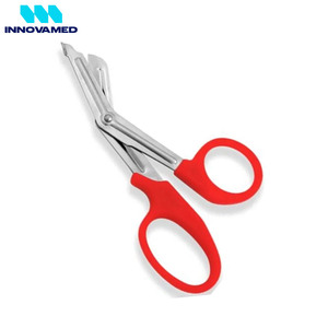 Tijeras para Traumatismos, Tijeras Médicas Rojas, 1 Pieza, Calidad Premium, para Vendajes, EMT, para Enfermeras, Certificación CE Clase I por INNOVAMED - Product Image 5