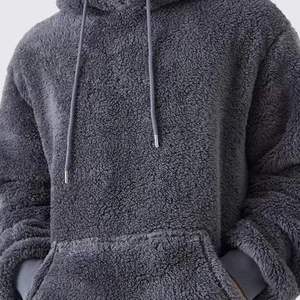 Tùy Chỉnh Fluffy Hoodie Chất Lượng Cao Người Đàn Ông Của Lông Hoodies Bán Buôn Biểu Tượng Tùy Chỉnh Người Đàn Ông Của Đường Phố Mặc Nặng Trọng Lượng Lông Hoodies Cho Nam Giới - Product Image 3