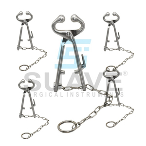 Vente chaude Vétérinaire En Acier Inoxydable Taureau Titulaire Avec Chaîne Pour Animaux Meilleure Vente Taureau Titulaire Par SUAVE SURGICAL INSTRUMENT - Product Image 4