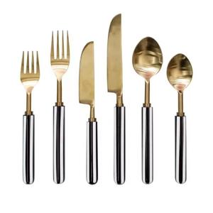 Juego de Cubiertos de Acero Inoxidable Sostenible de Primera Calidad, Pulido Espejo, Diseño Moderno, Empaque de Plástico Personalizado para Toda Ocasión - Product Image 4