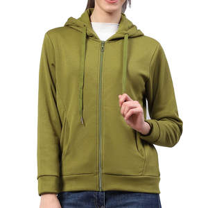 Sudadera con Capucha Informal Personalizada para Mujer, con Cierre, Ajustada, Cómoda, Color Azul Bebé, Transpirable, con Cordón, 100% Algodón, Felpa, Invierno, Otoño - Product Image 4