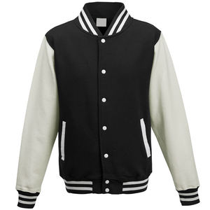 Cuerpo de lana 100% y mangas de cuero de vaca genuino personalizado Color sólido oscuro Letterman Varsity chaqueta transpirable características invierno - Product Image 5