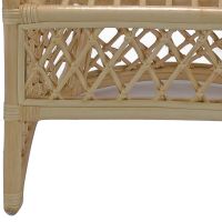 Fauteuil en rotin classique élégant coussin confortable chaise de loisirs au design traditionnel pour la maison meubles de salon les plus populaires