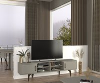 Mueble de TV de Madera de Lujo de 180 cm, Exclusivo y Moderno, para Sala de Estar, Comedor y Uso en Hoteles, Textil Riversand, Superventas