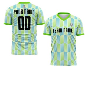 Camiseta de fútbol 2025 personalizada 3D impresa con cuello en V camiseta de fútbol para hombres camiseta de patrocinador personalizada con nombre y número - Product Image 3