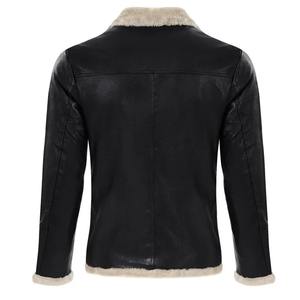 ¡Novedad de 2025! Chaqueta de cuero personalizada de alta calidad para hombre, ropa informal de diseño de alta moda, tela de lona para invierno - Product Image 2