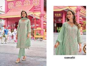 Traje Salwar Kameez de estilo pakistaní de calidad superior con trabajo pesado para asistir a bodas disponible en cantidad a granel - Product Image 2