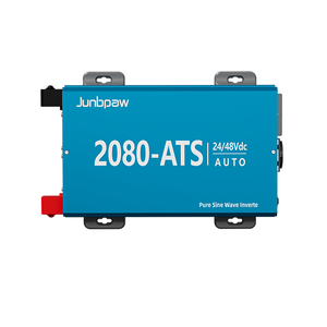 Inversor de Corriente para Automóvil de 24V/48V, Doble Voltaje, 2000W, Monofásico, Función ATS, Onda Sinusoidal Pura DC/AC, 94% de Eficiencia para el Hogar - Product Image 1