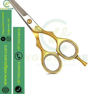 2024 ciseaux de coiffeur professionnels en acier inoxydable de nom de marque personnalisé, pour un usage en salon et à la maison dans un style unique - Product Image 5